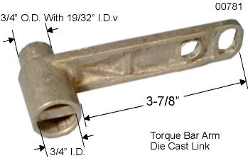 00781 - Awning Window Accessories - Torque Bar Arm                    