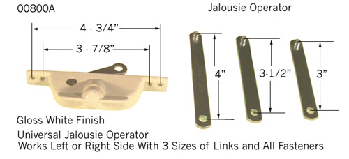 00800A - Jalousie Operators                                           