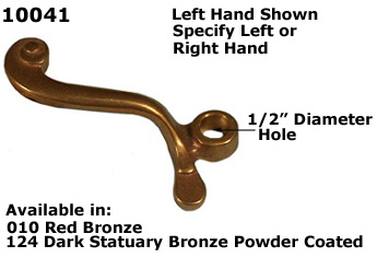 10041 - Handles,  Cam Single Hole                                     