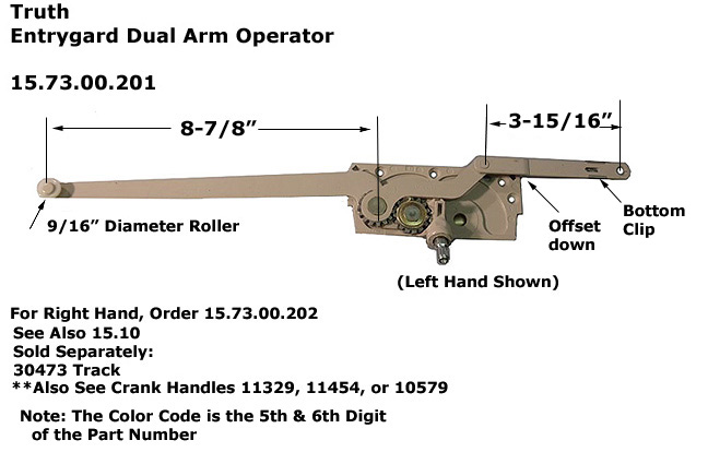 15.73 - Casement Operators - Including Truth Entrygard                