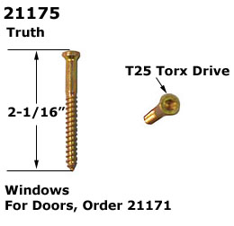 21175 - Adjusting Screws & Fasteners                                  