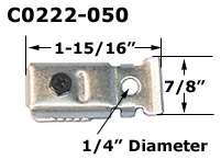 C0222 - Metal Bi-Fold Pivot Brackets                                  