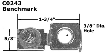 C0243 - Metal Bi-Fold Pivot Brackets                                  