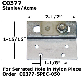 C0377 - Wood Bi-Fold Pivot Brackets                                   