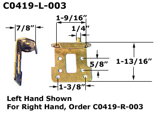 C0419 - Wood Bi-Fold Pivots                                           