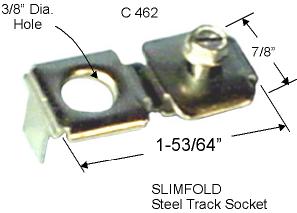 C0462 - Metal Bi-Fold Pivot Brackets                                  