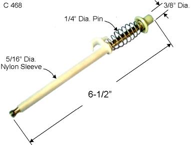 C0468 - 5/16 IN Metal Bi-Fold Guide Pins                              