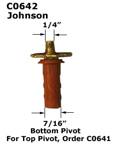 C0642 - Wood Bi-Fold Pivots                                           