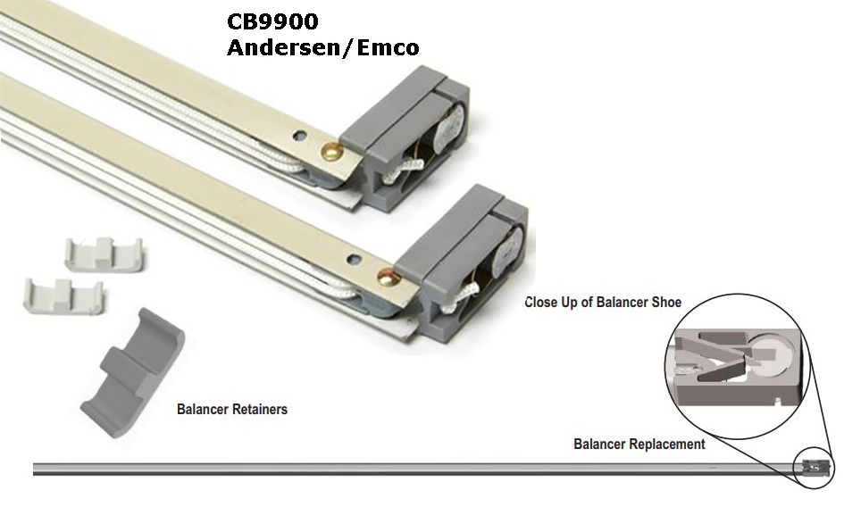 CB9900 - Channel Balances, Andersen, Emco, Storm Door                 