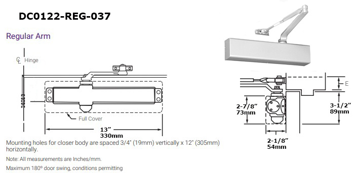 DC0122 - Door Closers                                                 