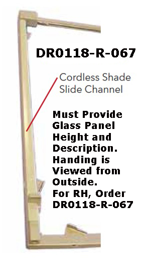 DR0118 - Channel for door blinds                                      