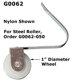 G0062 - Patio Screen Door Rollers & Guides                            