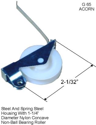 G0065 - Patio Screen Door Rollers & Guides                            