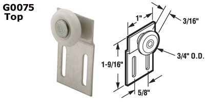 G0075-Top - Screen Door Guides                                        