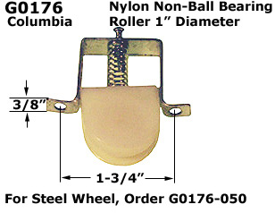 G0176 - Patio Screen Door Rollers & Guides                            