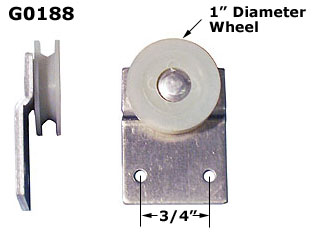 G0188 - Patio Screen Door Rollers & Guides                            