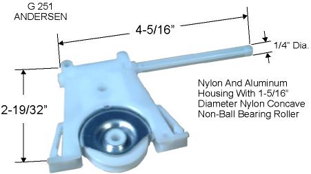 G0251 - Screen Door Guides                                            