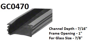 GC0470 - Glazing Channel, Glazing Bead                                