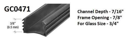 GC0471 - Glazing Channel                                              