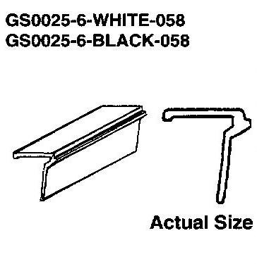 GS0025 - Glazing Channel, Glazing Bead                                