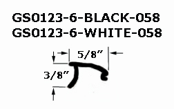 GS0123 - Glazing Channel, Glazing Bead                                