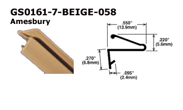 GS0161 - Glazing Channel, Glazing Bead                                