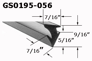 GS0195 - Glazing Channel, Glazing Bead                                