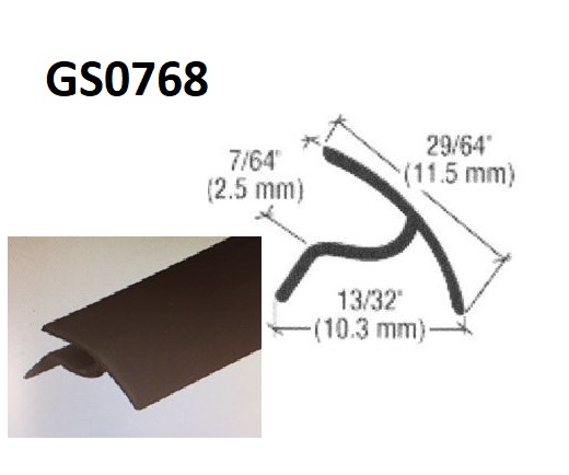 GS0768 - Glazing Channel, Glazing Bead                                