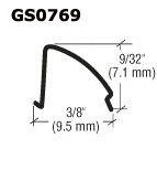 GS0769 - Glazing Channel, Glazing Bead                                