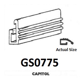 GS0775 - Glazing Channel, Glazing Bead                                