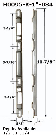H0095K1 - Patio Glass Door Locks & Accessories, Keepers               