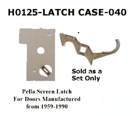 H0125LTCH - Patio Glass Door Handles ( Internal Latch), Pella         