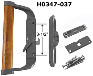H0347 - Patio Glass Door Handles (Surface Mount)                      
