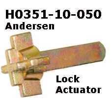 H0351-10 - Patio Glass Door Locks & Accessories, Andersen             