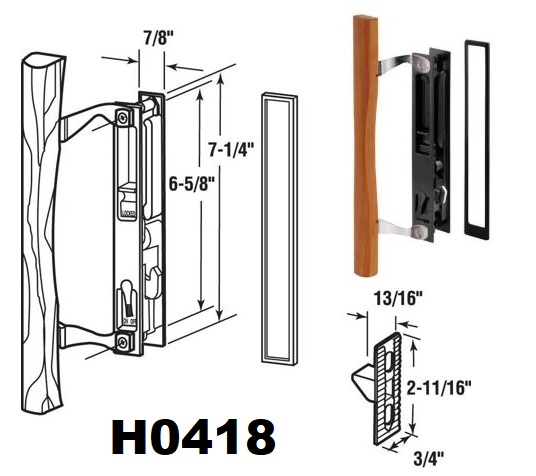 H0418 - Handle with pull                                              