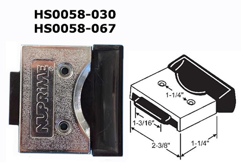 HS0058 - Horizontal Sliding Window Latches                            