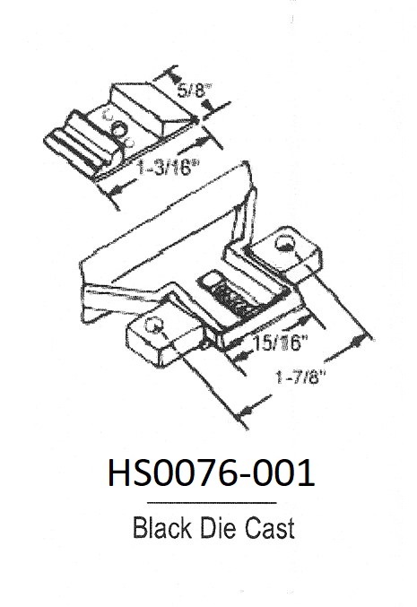 HS0076 - Window Lock and Keeper                                       