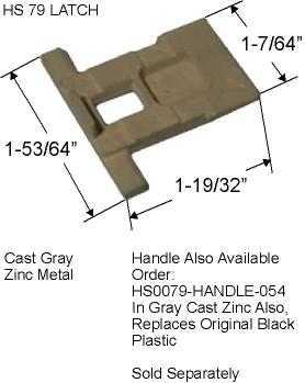 HS0079-LATCH - Horizontal Sliding Window Latches                      