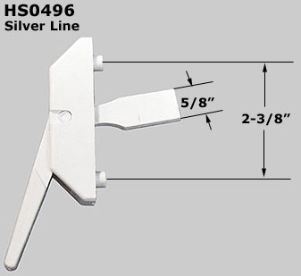 HS0496 - Horizontal Sliding Window Latches, Casement Locking Handles  