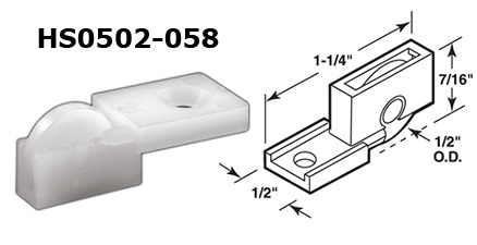HS0502 - Horizontal Sliding Window Rollers And Guides                 