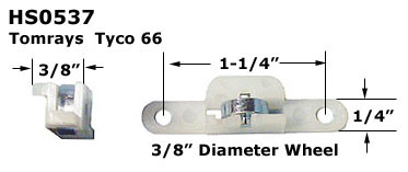 HS0537 - Horizontal Sliding Window Rollers And Guides                 