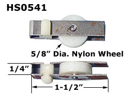 HS0541 - Horizontal Sliding Window Rollers And Guides                 