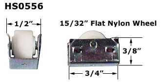 HS0556 - Horizontal Sliding Window Rollers And Guides                 