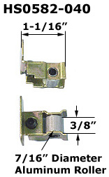 HS0582 - Horizontal Sliding Window Rollers And Guides                 