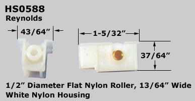 HS0588 - Horizontal Sliding Window Rollers And Guides                 