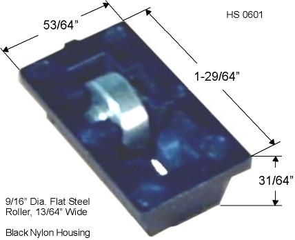 HS0601 - Horizontal Sliding Window Rollers And Guides                 