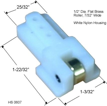 HS0607 - Horizontal Sliding Window Rollers And Guides                 