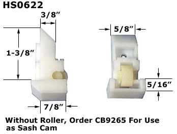 HS0622 - Horizontal Sliding Window Rollers And Guides                 