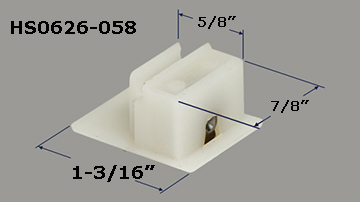 HS0626 - Horizontal Sliding Window Rollers And Guides                 