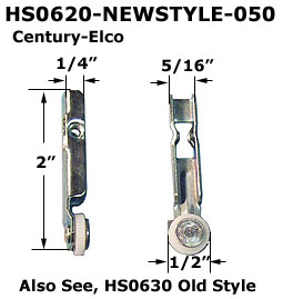 HS0630-New Style - Horizontal Sliding Window Rollers And Guides       